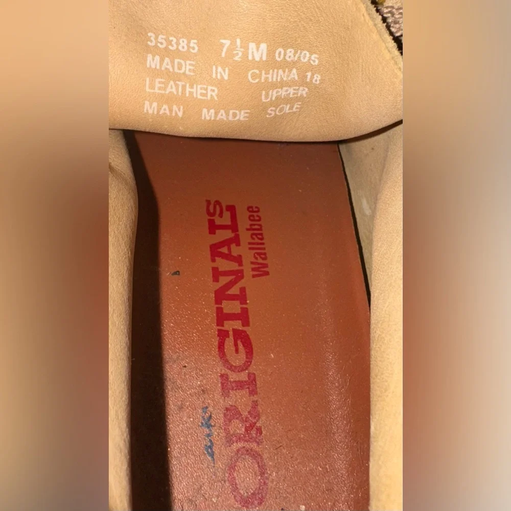 Clarks Original Wallabees Suede Moccasins - Picture 3 of 5